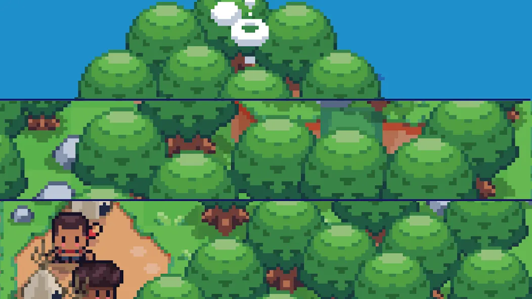 Tiny  Island Survival [MOD: безлимитные ресурсы и здоровье] Screenshot 5