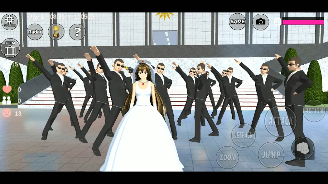 SAKURA School Simulator [MOD: безлимитные деньги и все предметы] Screenshot 2