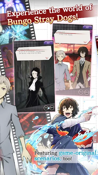 Bungo Stray Dogs: TotL [MOD: безлимитные ресурсы и открытые персонажи] Screenshot 4