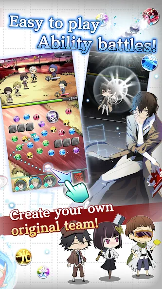 Bungo Stray Dogs: TotL [MOD: безлимитные ресурсы и открытые персонажи] Screenshot 5