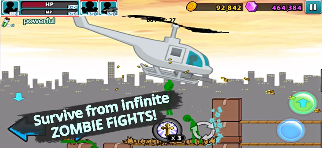 Anger of stick 5 : zombie [MOD: безлимитные деньги и оружие] Screenshot 2