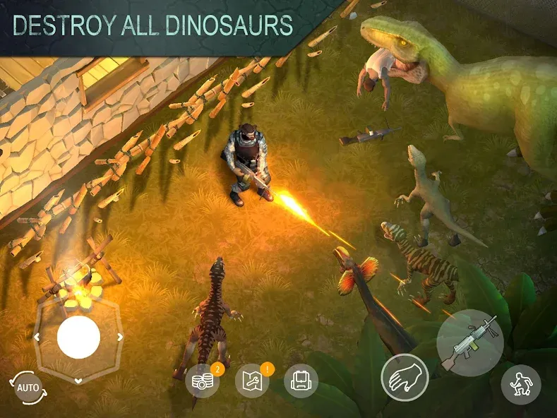 Jurassic Survival [MOD: безлимитные ресурсы и открыты рецепты] Screenshot 3