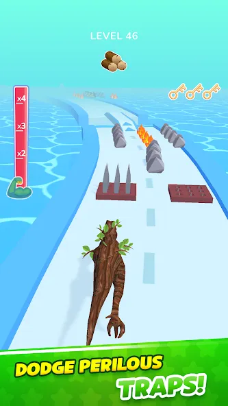 Dino Evolution Run 3D [MOD: безлимитные деньги и усиленные динозавры] Screenshot 5