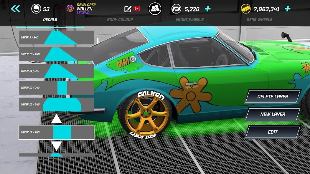 Torque Drift [MOD: безлимитные деньги и топливо] Screenshot 1