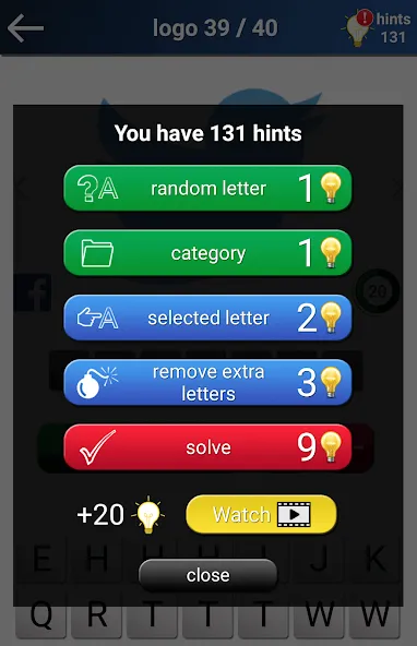 Quiz: Logo game [MOD: открыты все уровни и подсказки] Screenshot 4