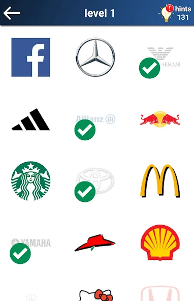 Quiz: Logo game [MOD: открыты все уровни и подсказки] Screenshot 5