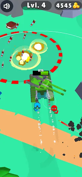 Tank Commander: Army Survival [MOD: безлимитные ресурсы и усиленная броня] Screenshot 4