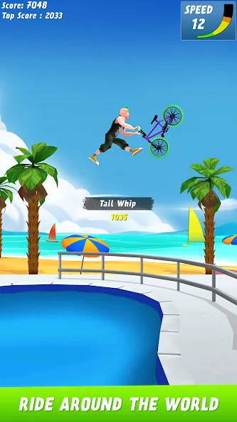 Max Air BMX [MOD: безлимитные деньги и разблокированы трюки] Screenshot 3