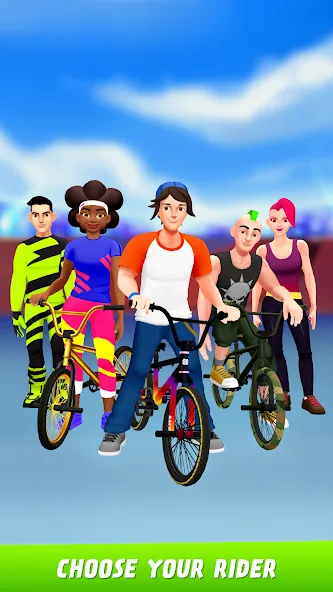 Max Air BMX [MOD: безлимитные деньги и разблокированы трюки] Screenshot 5