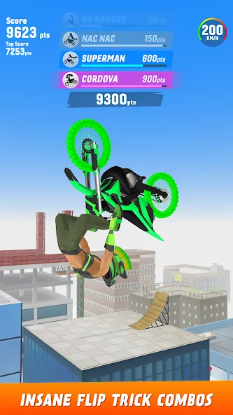 Max Air Motocross [MOD: безлимитные деньги и все мотоциклы] Screenshot 3
