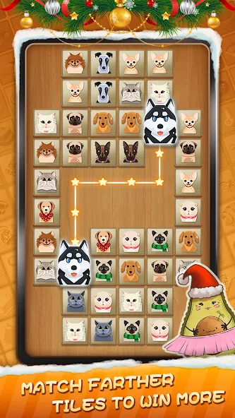 Tile Connect - Matching Games [MOD: без рекламы и все уровни открыты] Screenshot 3