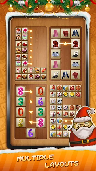 Tile Connect - Matching Games [MOD: без рекламы и все уровни открыты] Screenshot 5