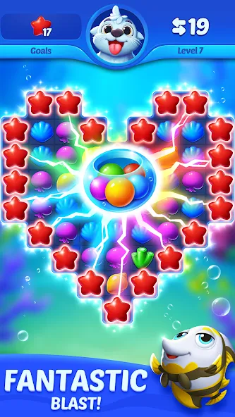 Ocean Match [MOD: безлимитные жизни и монеты] Screenshot 2