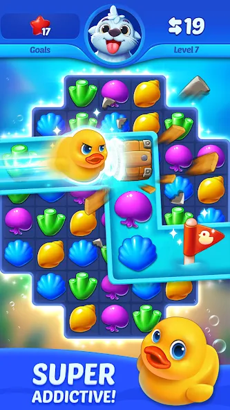Ocean Match [MOD: безлимитные жизни и монеты] Screenshot 3