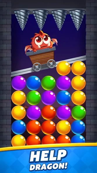 Bubble Shooter [MOD: безлимитные жизни и бонусы] Screenshot 3