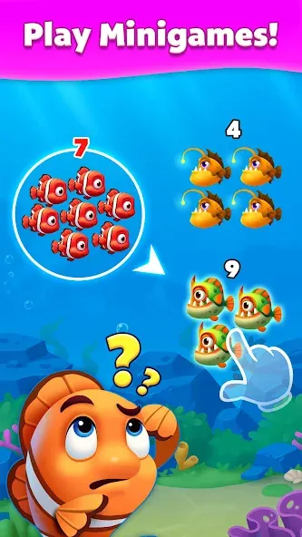Solitaire Fish [MOD: безлимитные монеты и подсказки] Screenshot 3
