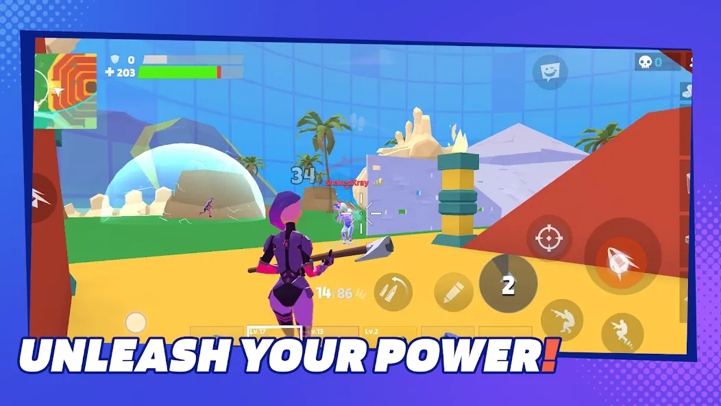 1v1.LOL - Battle Royale Game [MOD: улучшенная графика и безлимитные ресурсы] Screenshot 1