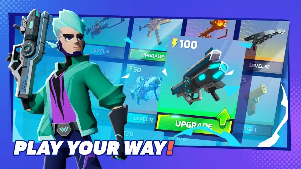 1v1.LOL - Battle Royale Game [MOD: улучшенная графика и безлимитные ресурсы] Screenshot 3