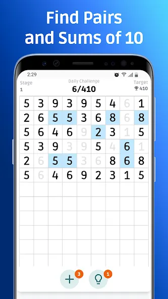 Number Crunch - Number Games [MOD: безлимитные подсказки и жизни] Screenshot 2