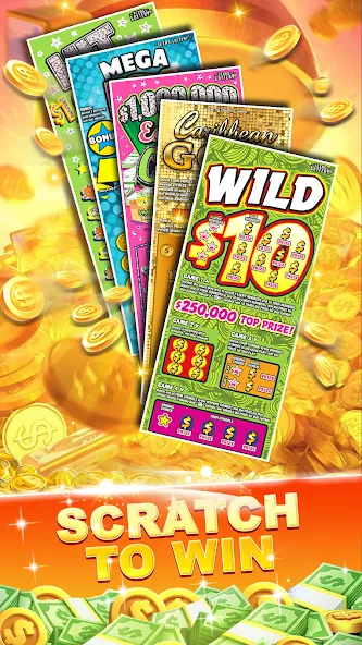 Lottery Scratchers Master [MOD: неограниченные билеты и быстрые выигрыши] Screenshot 2