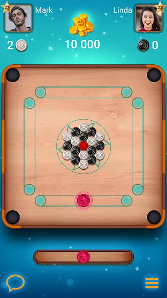 Carrom Lure - Disc pool game [MOD: безлимитные монеты и все уровни] Screenshot 3
