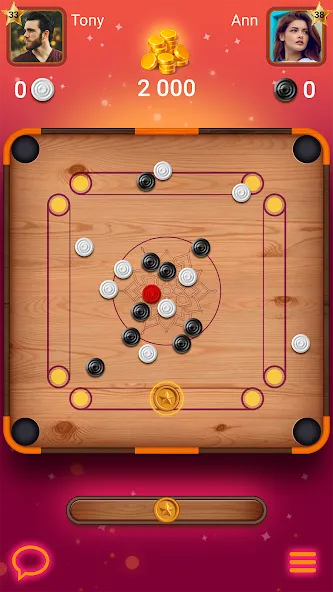 Carrom Lure - Disc pool game [MOD: безлимитные монеты и все уровни] Screenshot 5