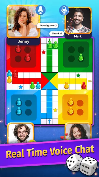 Ludo Game COPLE - Voice Chat [MOD: голосовой чат и безлимитные монеты] Screenshot 1