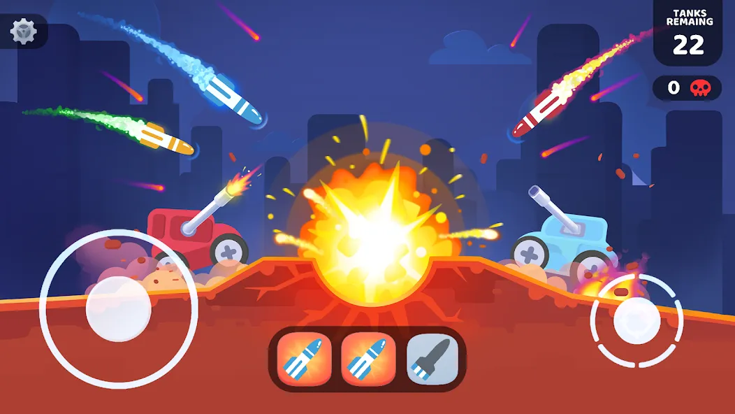 Mad Royale io – Tank Battle [MOD: безлимитные монеты и улучшенные танки] Screenshot 1