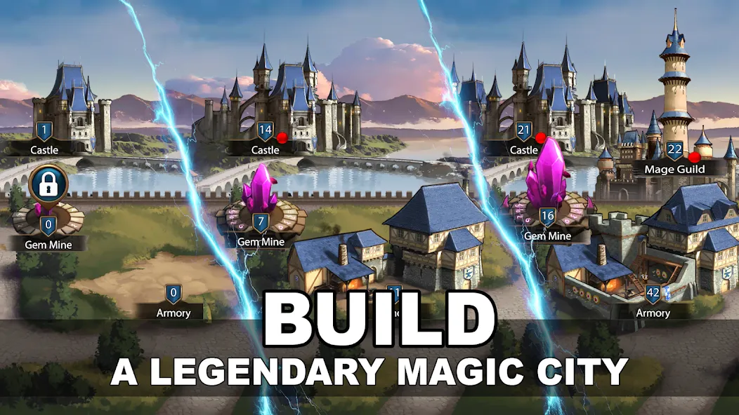 Era of Magic Wars [MOD: безлимитные ресурсы и усиленная магия] Screenshot 1