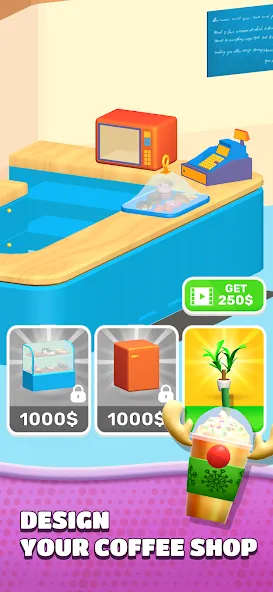 Coffee Stack [MOD: безлимитные деньги и все уровни] Screenshot 2