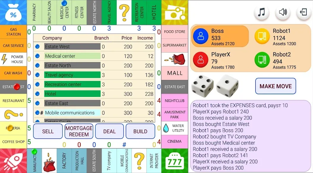 Monopolist Business Dice Board [MOD: безлимитные деньги и премиум разблокирован] Screenshot 1