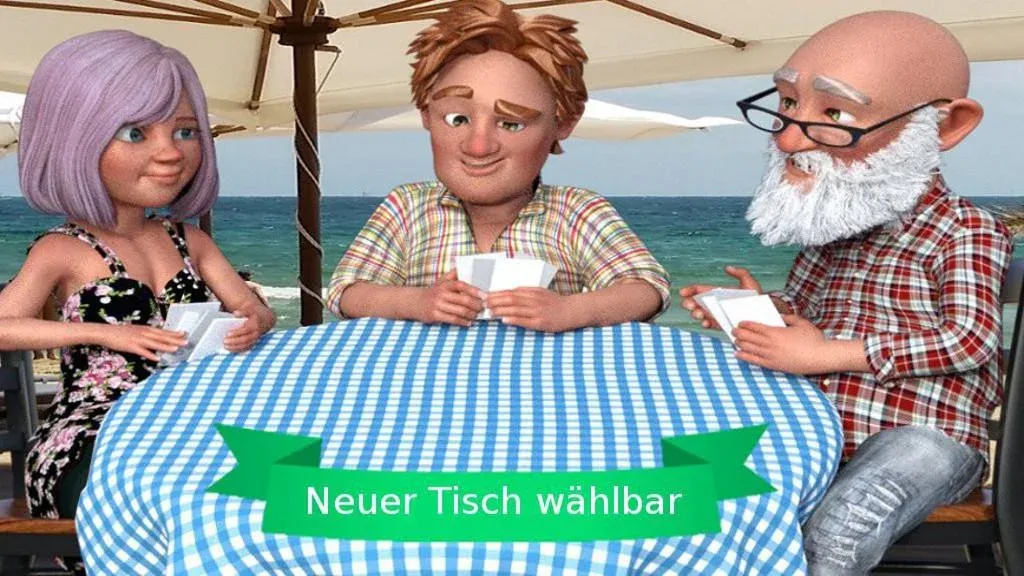 Mau Mau am Stammtisch [MOD: классическая карточная игра с бонусами] Screenshot 2