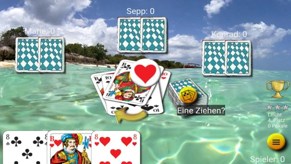 Mau Mau am Stammtisch [MOD: классическая карточная игра с бонусами] Screenshot 3