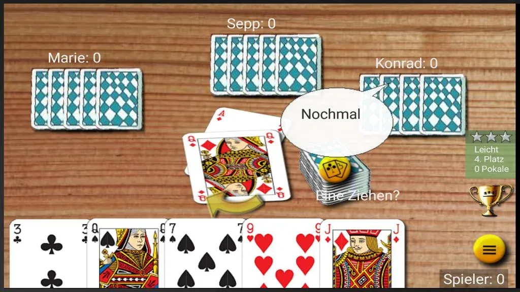 Mau Mau am Stammtisch [MOD: классическая карточная игра с бонусами] Screenshot 4