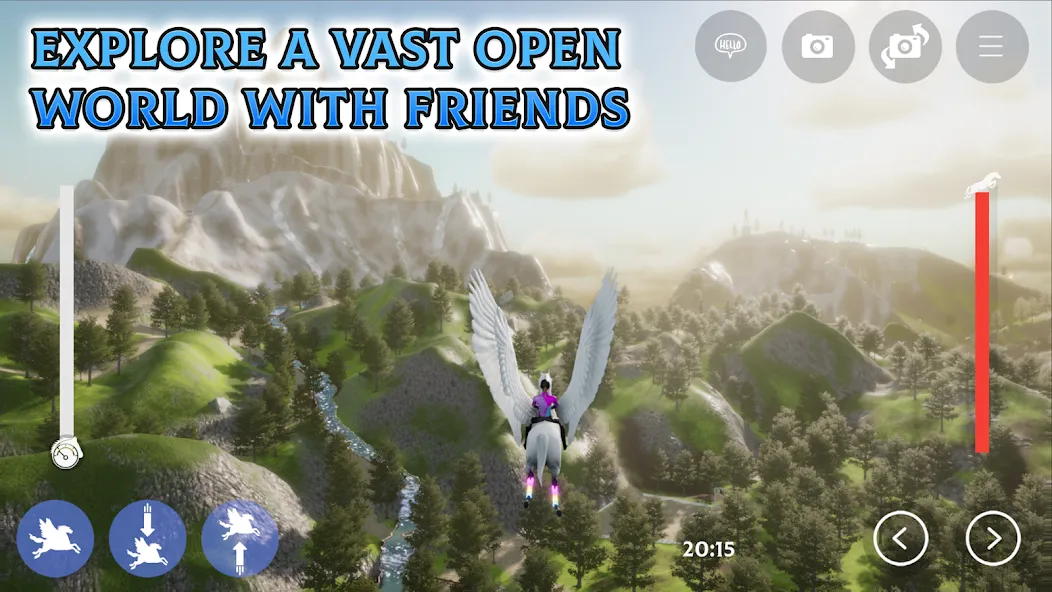 Horse Academy - Equestrian MMO [MOD: бесконечные деньги и редкие лошади] Screenshot 3