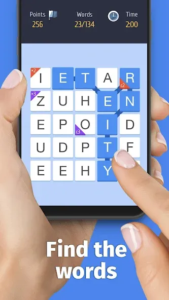 Words of Clans — Word Puzzle [MOD: подсказки и жизни без ограничений] Screenshot 1