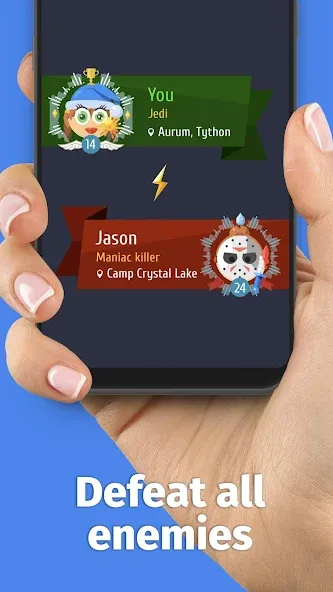 Words of Clans — Word Puzzle [MOD: подсказки и жизни без ограничений] Screenshot 2
