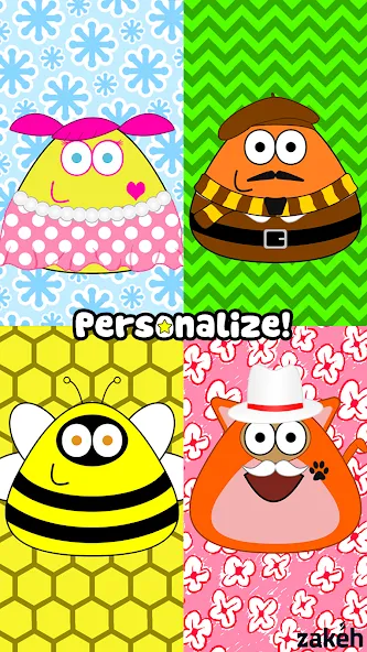 Pou [MOD: безлимитные монеты и еда] Screenshot 3