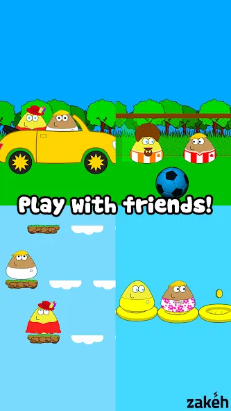Pou [MOD: безлимитные монеты и еда] Screenshot 5
