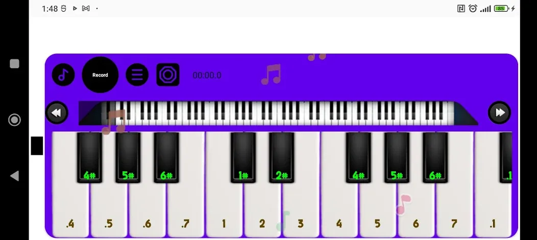 Melodica Simulator [MOD: все мелодии разблокированы и бесконечные ноты] Screenshot 2