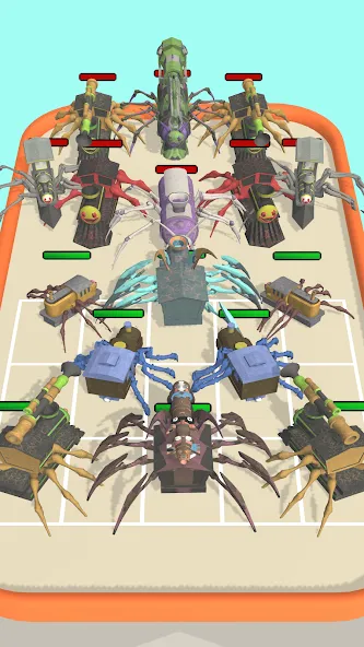 Merge Spider Train [MOD: безлимитные деньги и ресурсы] Screenshot 3