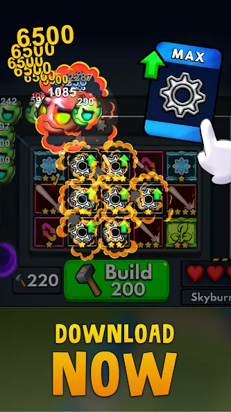 Merge Clash: Tower Defense TD [MOD: безлимитные деньги и улучшения] Screenshot 5