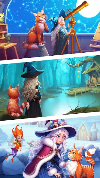 Mergic: Merge &amp; Magic [MOD: безлимитная энергия и много ресурсов] Screenshot 4