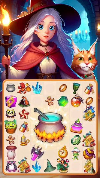 Mergic: Merge &amp; Magic [MOD: безлимитная энергия и много ресурсов] Screenshot 5