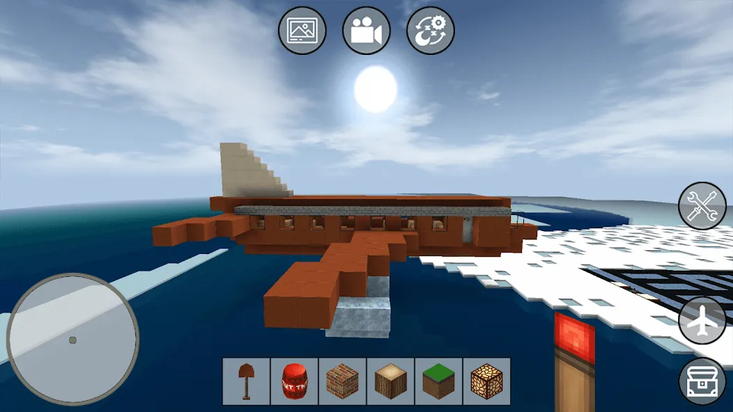 Mini Block Craft [MOD: бесконечные ресурсы и новые блоки] Screenshot 3