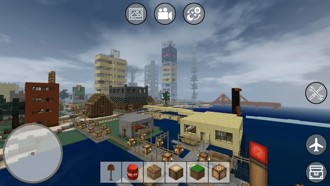 Mini Block Craft [MOD: бесконечные ресурсы и новые блоки] Screenshot 4