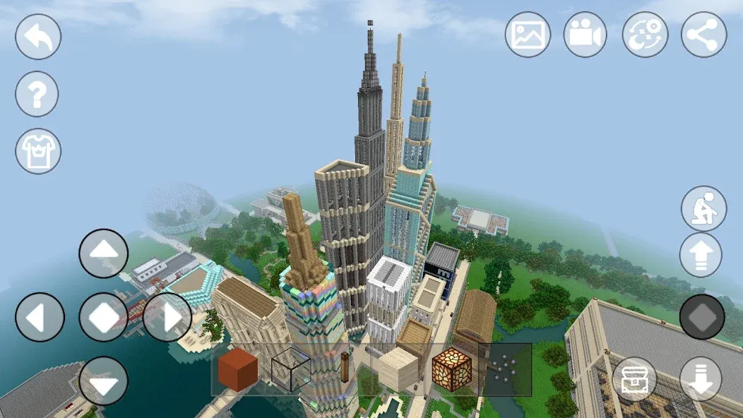 Mini Block Craft 2 [MOD: много ресурсов и открыты все возможности] Screenshot 1