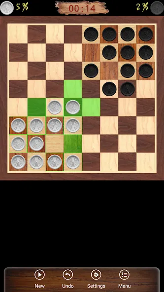 Ugolki - Checkers - Dama [MOD: открыты все режимы и доски] Screenshot 1
