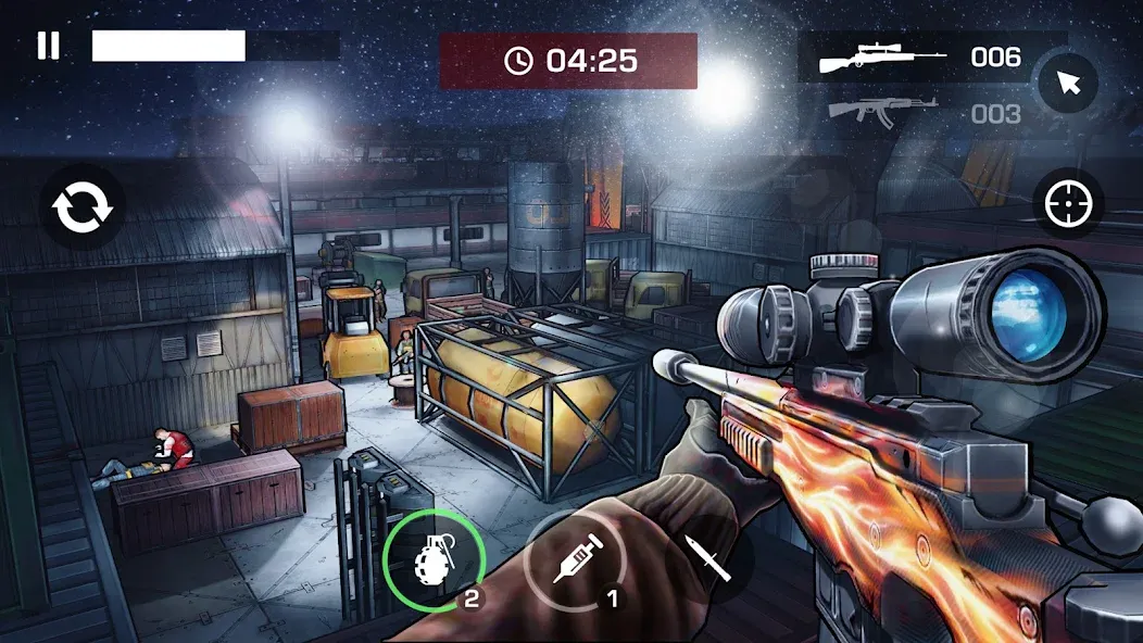 Gun Shooting Games Offline FPS [MOD: безлимитные патроны и открыто оружие] Screenshot 2