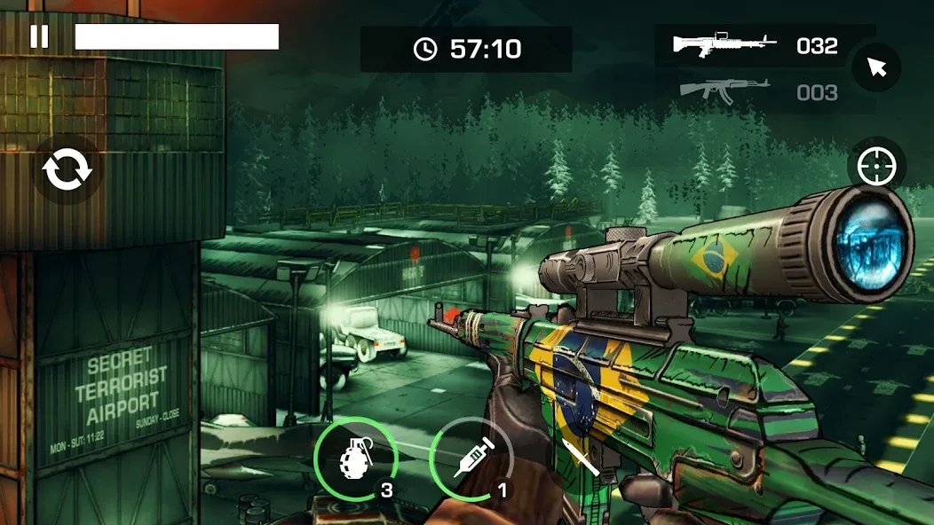 Gun Shooting Games Offline FPS [MOD: безлимитные патроны и открыто оружие] Screenshot 4